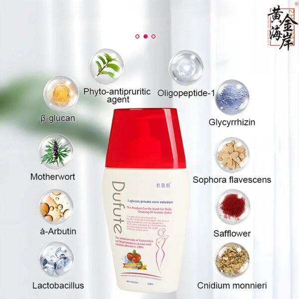Gel nettoyant intime antibactérien – Dufute – Image 3