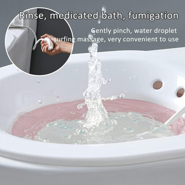 Bassin de siège pliable – Bain intime portable – Image 2
