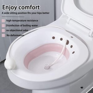 Bassin de siège pliable – Bain intime portable